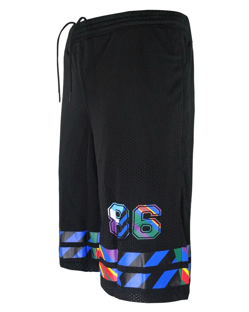 Puma Mens x Dee & Ricky Shorts Mesh Training Basketball Long Hosen 570452 01 Schwarz
