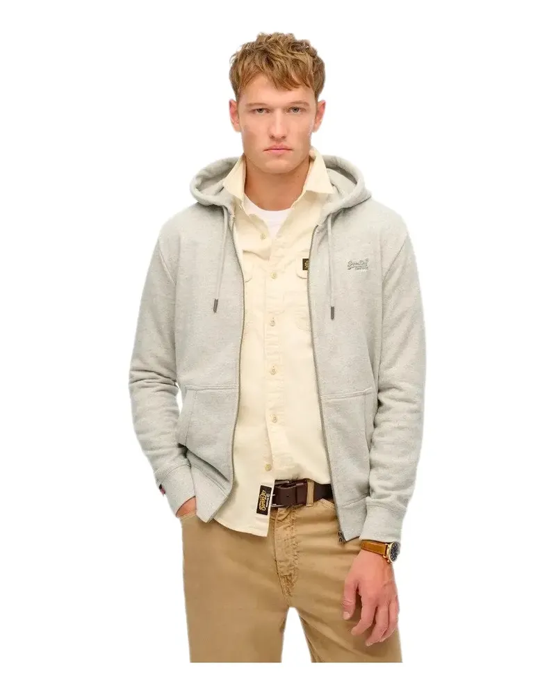 Superdry. Herren Essential Sweatshirt Grau