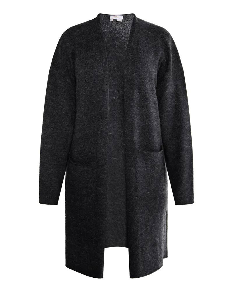 Usha Langer Cardigan für Damen - Schwarz Schwarz