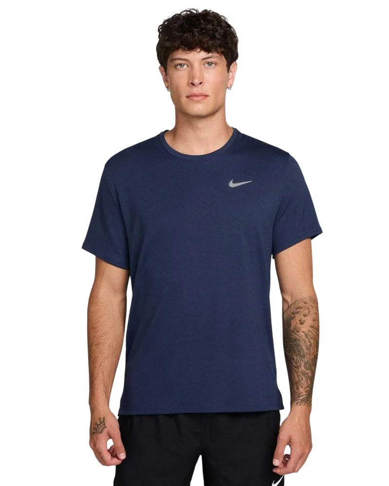 Nike Miler" T-Shirt für Herren, Reflektierende Details (Mitternachtsblau Marineblau