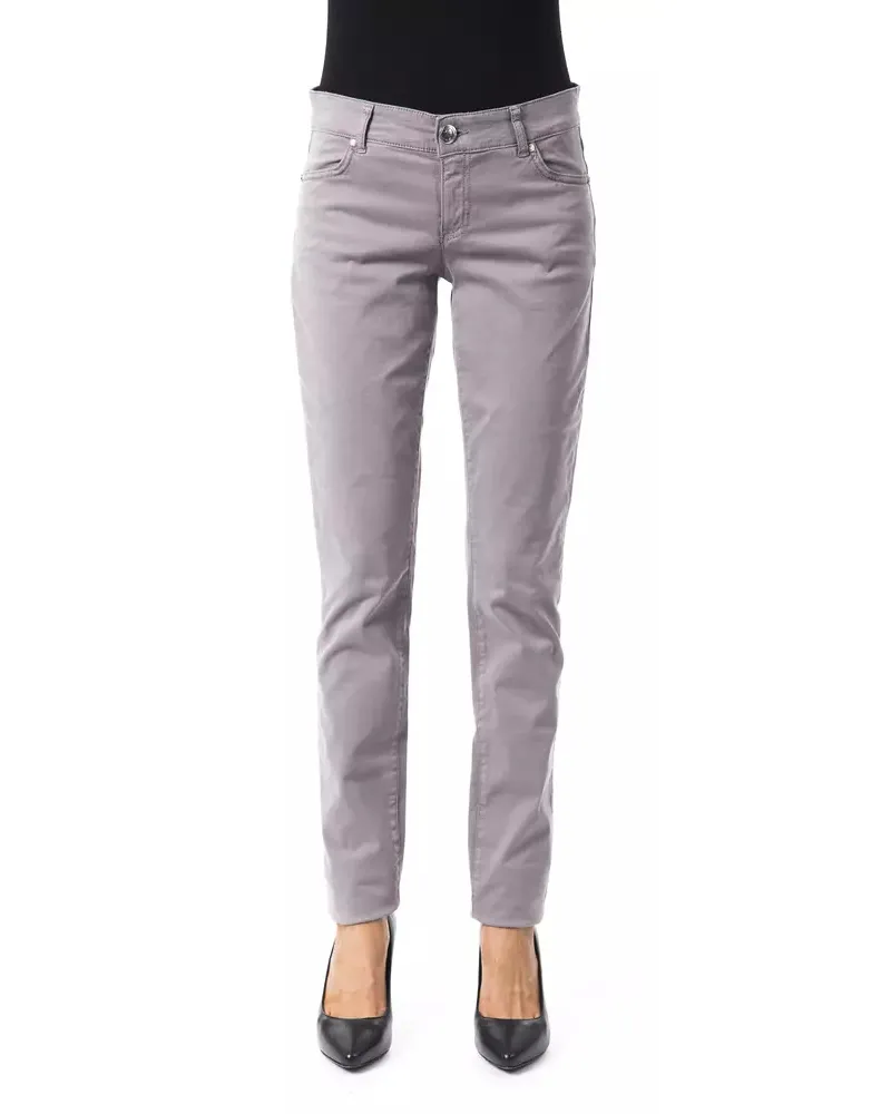 Byblos Gerade geschnittene Hose - Grau Grau