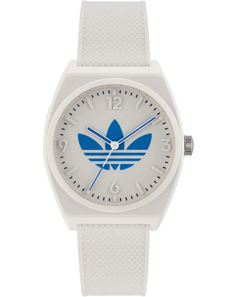 adidas Project Two Unisex Weißer Uhr AOST23048 Weiß