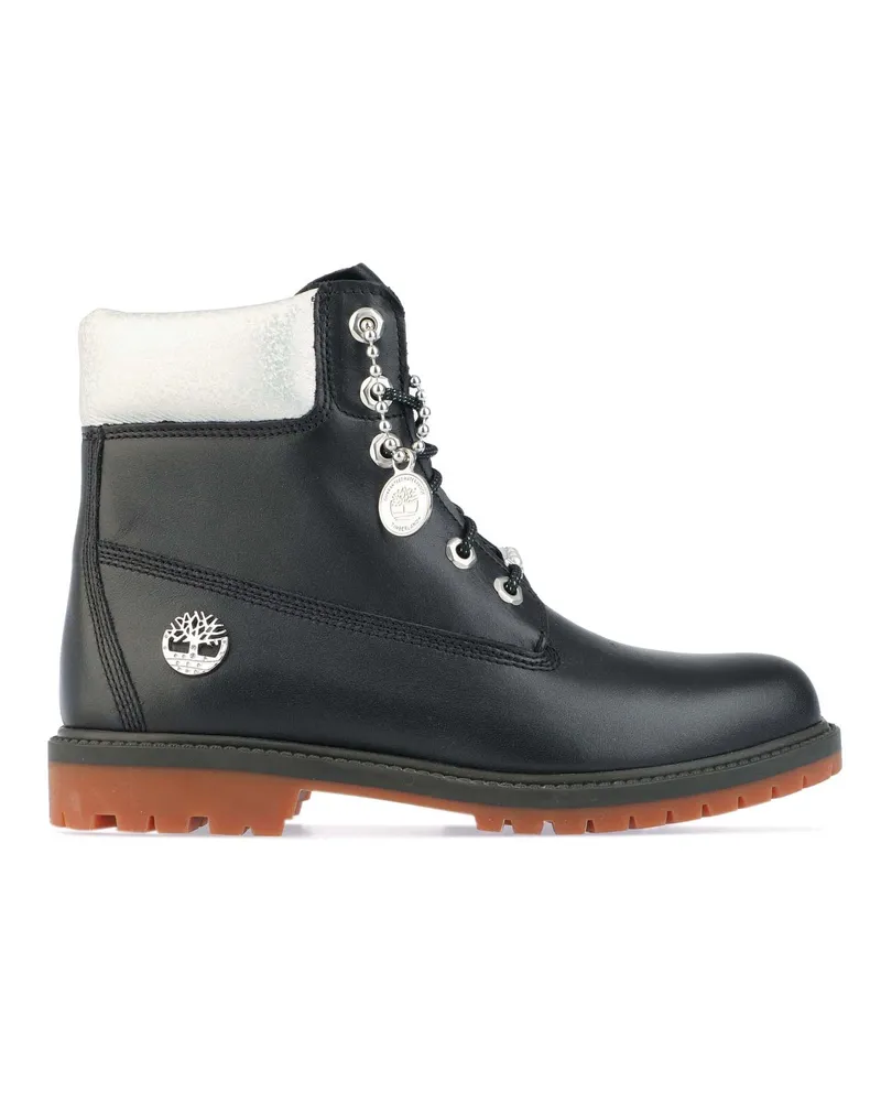 Timberland Boots Heritage 15 cm imperméables  Pour Femme en Noir Schwarz