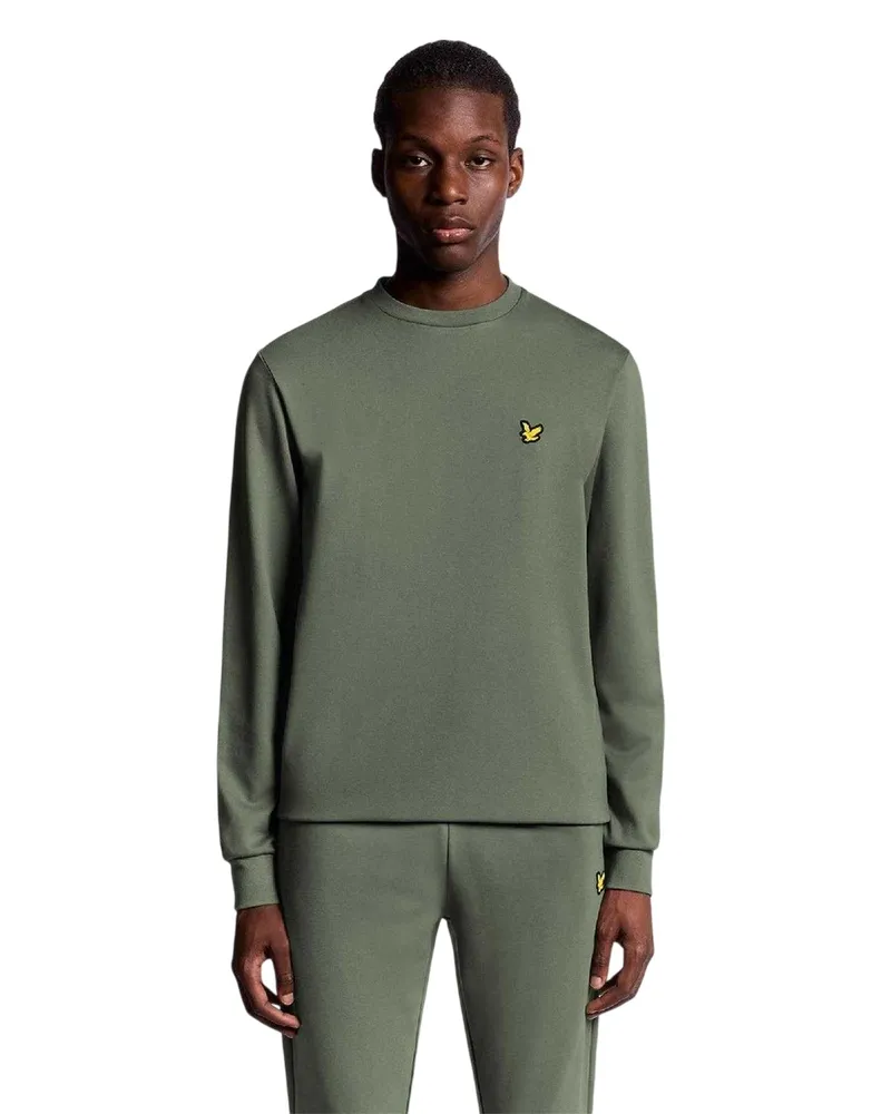 Lyle & Scott Sweatshirt für Herren, Leicht, Sport (Grün Grün