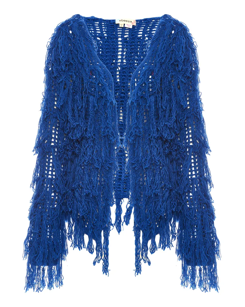 My Mo Strickjacke für Damen - Blau Blau