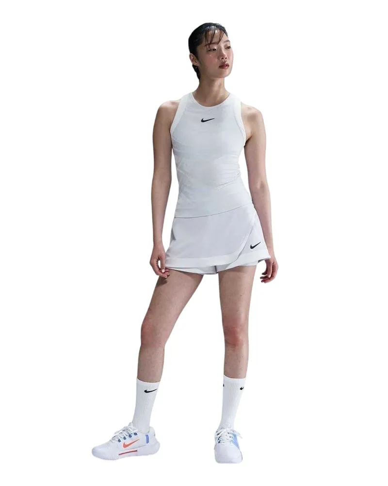 Nike Oz Open" Ärmelloses Oberteil für Damen (Grau/Weiß Grau