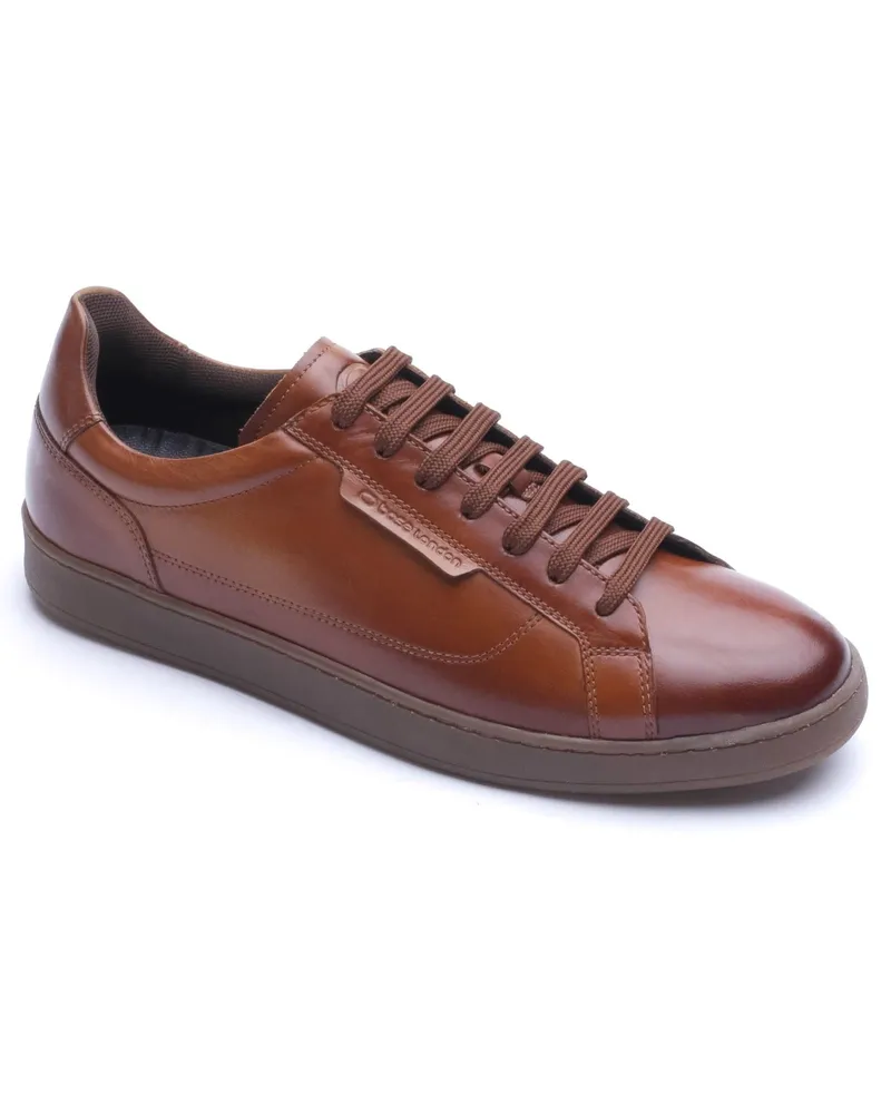 Base London Zammo Leder Herren TAN Sneaker Cognac