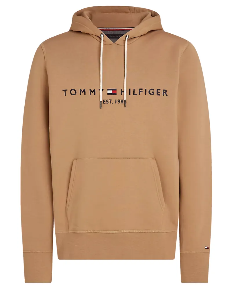 Tommy Hilfiger Logo Hoodie  Braun Braun