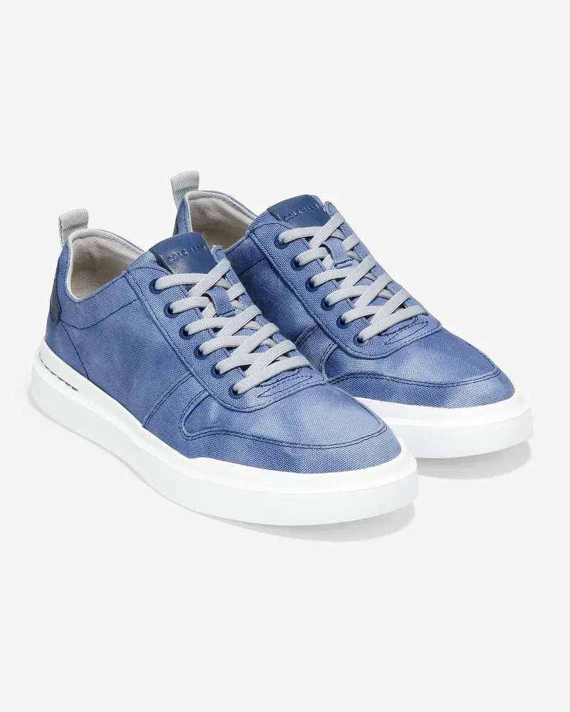 COLE HAAN GrandPro Rally Canvas 100% Baumwolle Männer Insignia Blau/Optic Weiß Trainer Blau