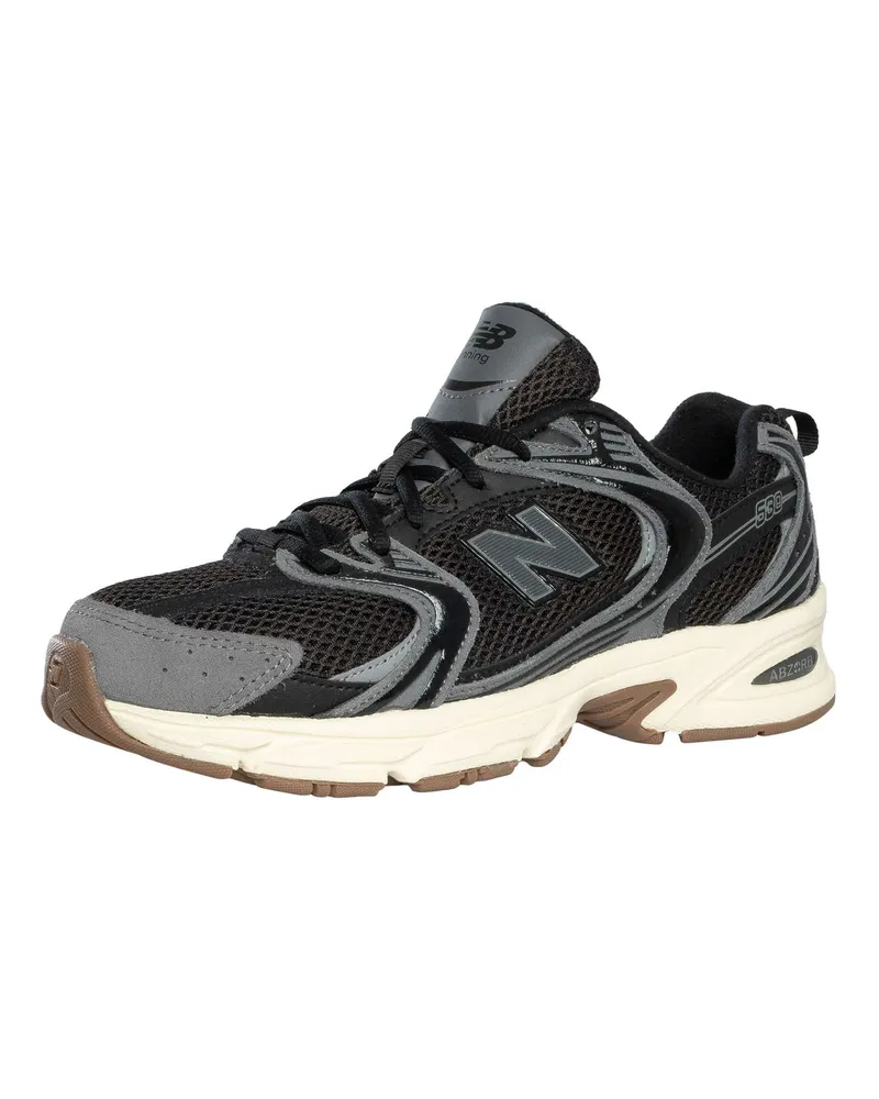 New Balance 530 Mesh-Turnschuhe, Schwarz Schwarz