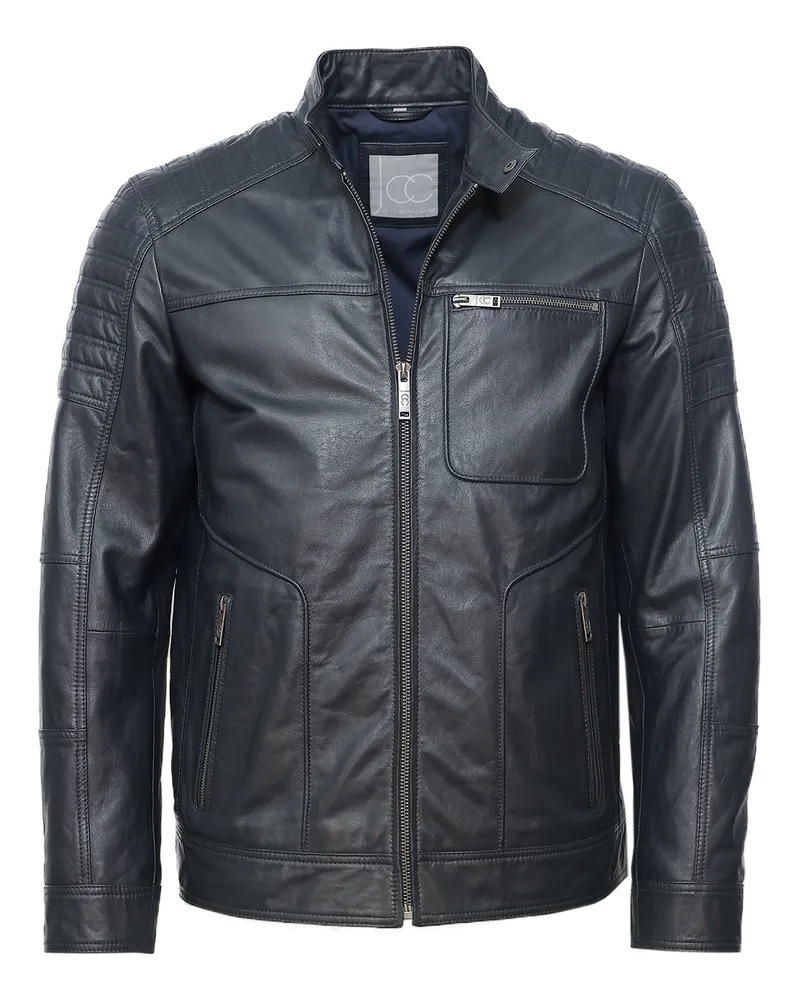 JCC Lederjacke Modell 31023636 - Marineblau Marineblau
