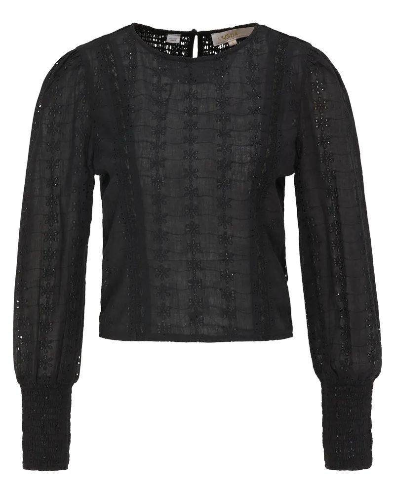 Usha Bluse Damen schwarz Schwarz