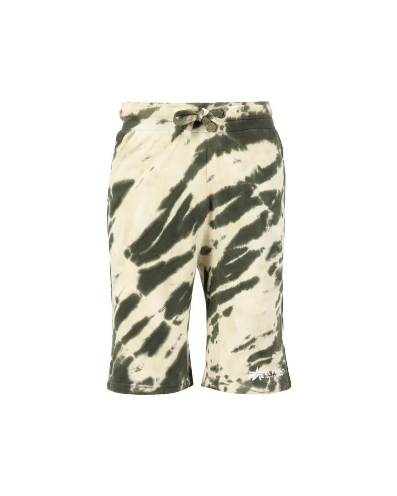 Alpha Industries Tie Dye Short Dunkelgrün
