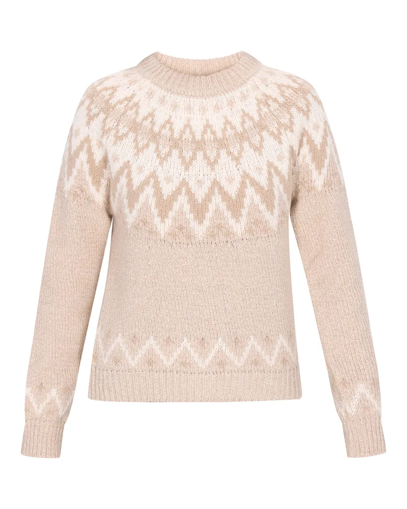 DreiMaster Pullover Frauen beige mehrfarbig Beige