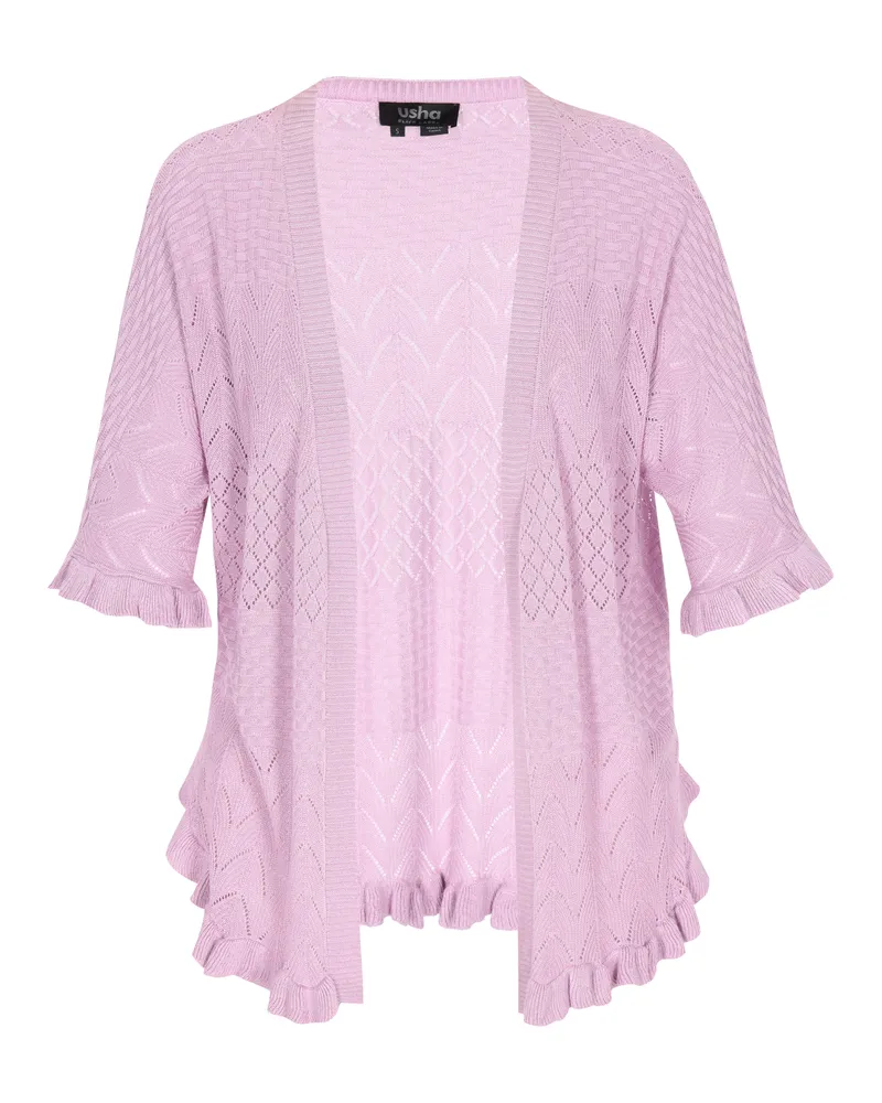 Usha Strickjacke Frauen lila Lila
