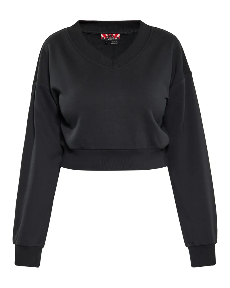 My Mo Bluse Damen schwarz Schwarz
