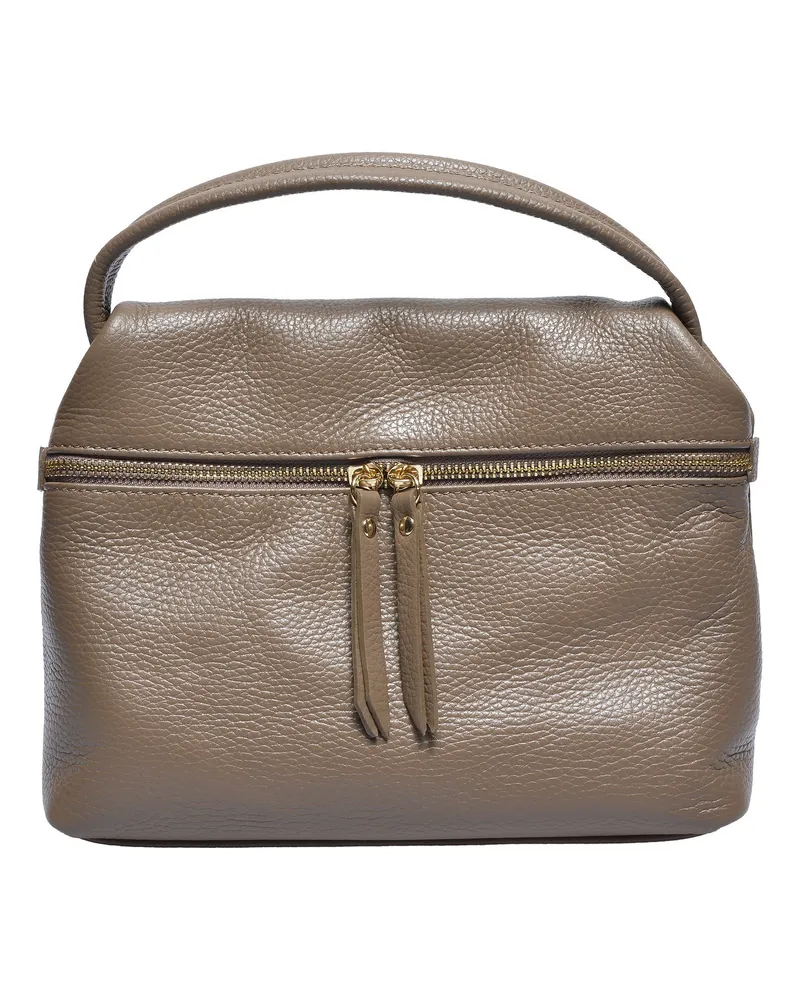 Luisa Vannini MUD Rindsledertasche Beige
