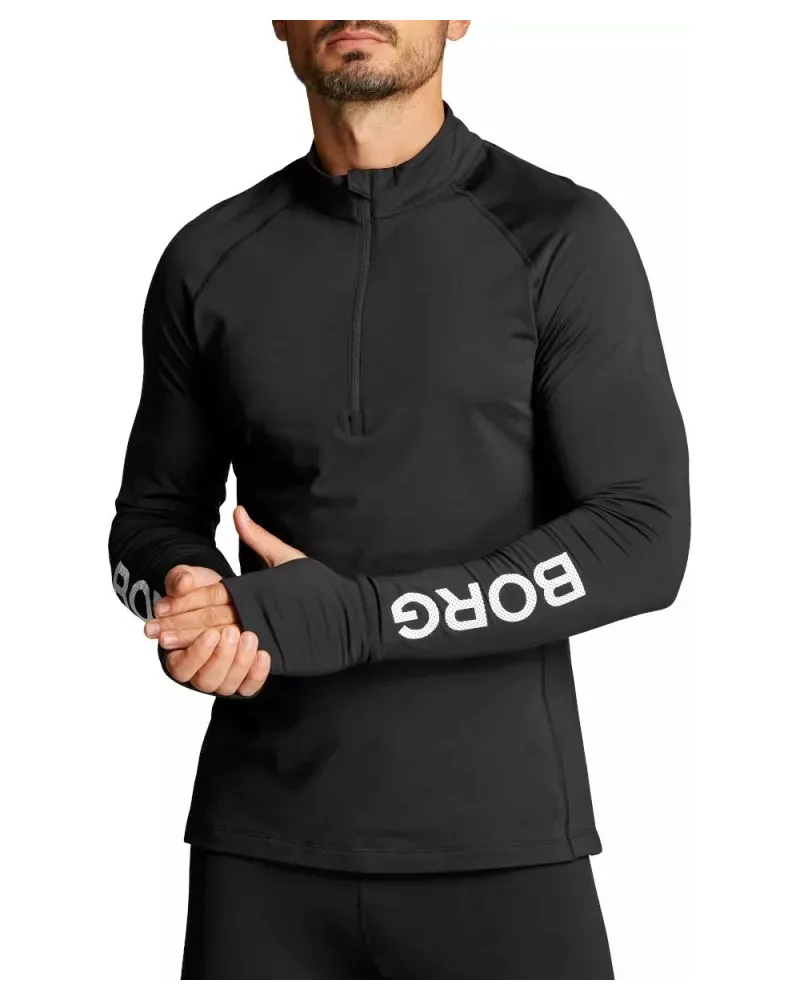 Björn Borg Björn Borg Midlayer Half Zip Top  Schwarz Schwarz