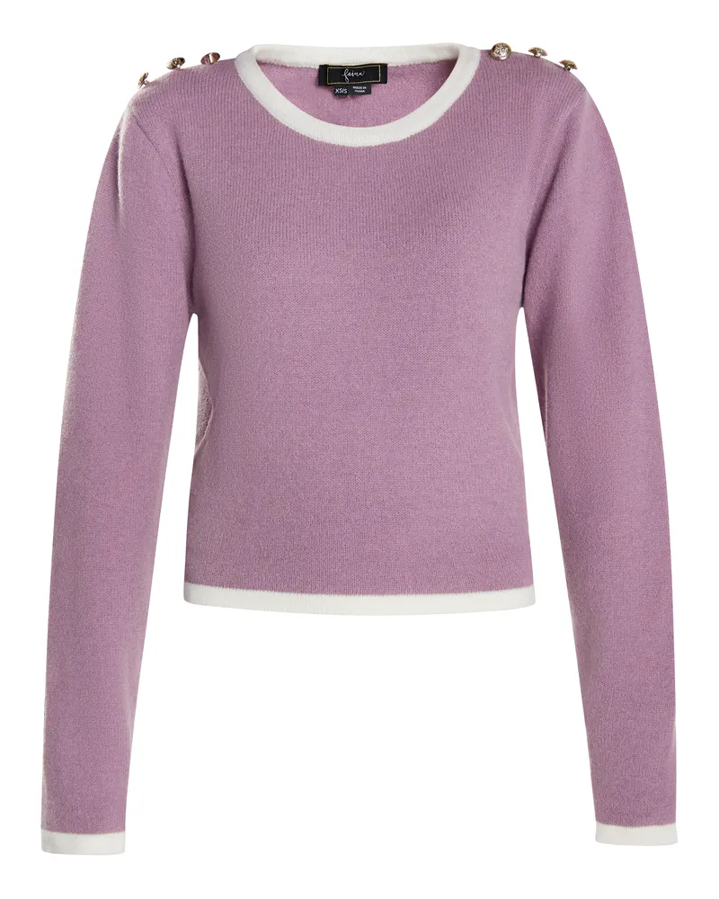 FAINA Strickpullover Damen Mauve Altrosa