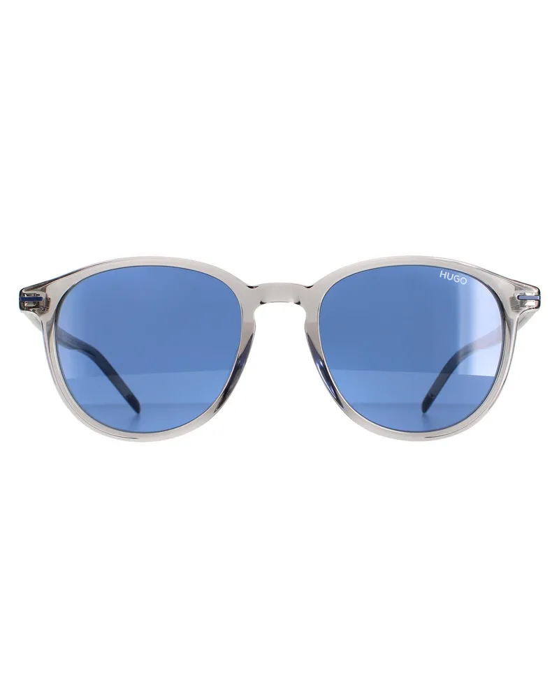 HUGO BOSS Hugo par  Round Mens Gray Blue Avio HG 1169 / S Grau