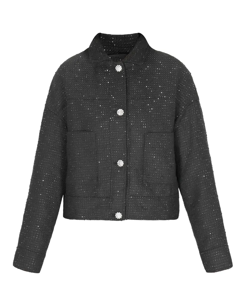 FAINA Jacke Frauen Schwarz Schwarz