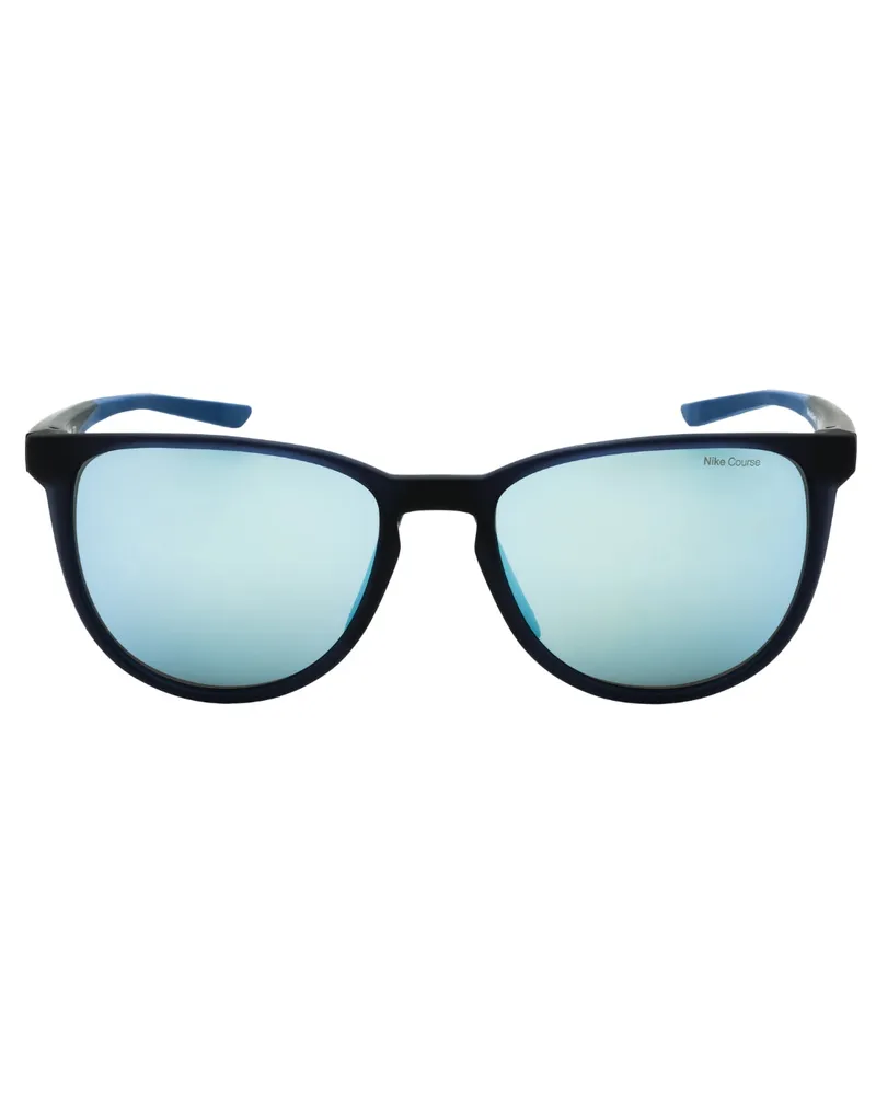 Nike Cool Down - Sonnenbrille In Mattem Obsidianschwarz Mit Verspiegelten Gläsern In Blau Schwarz