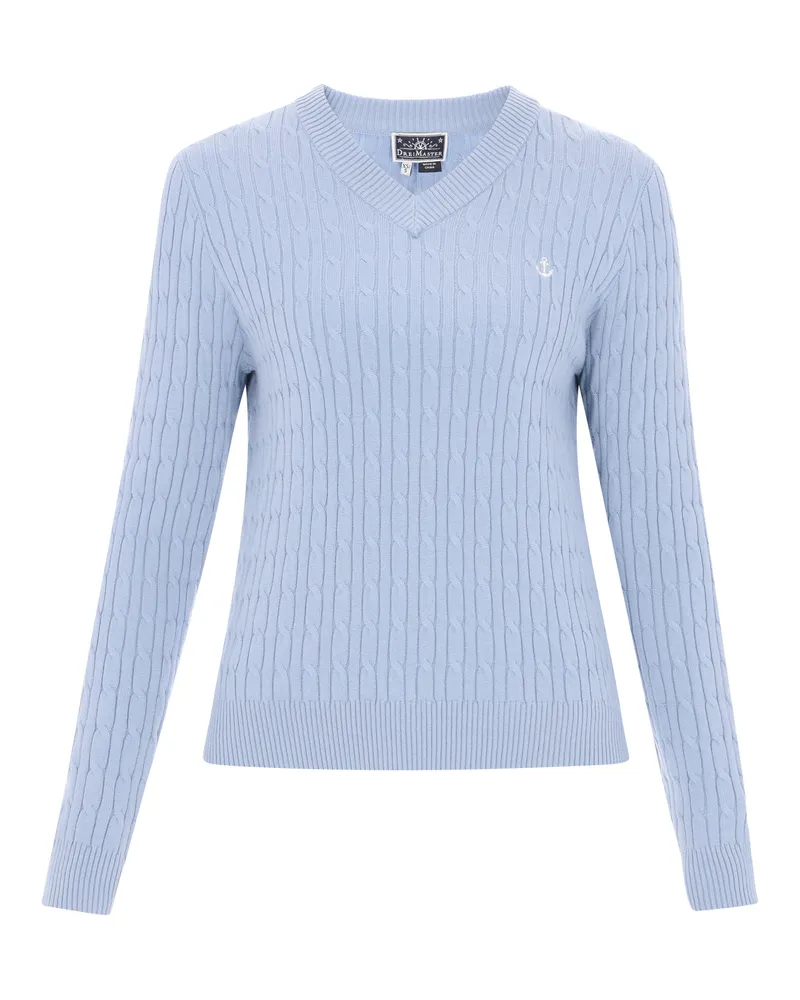 DreiMaster Pullover Frauen hellblau Hellblau