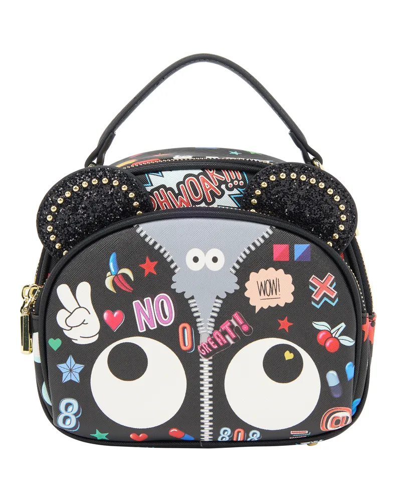 My Mo Handtasche Handtasche Frauen Schwarz Schwarz