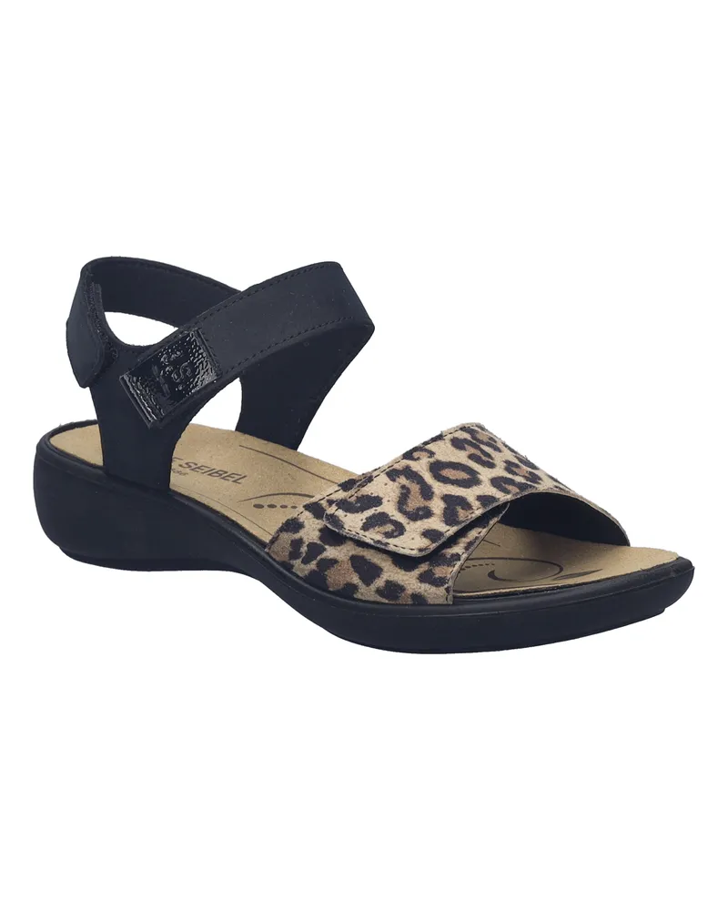 Josef Seibel Damen Sandale Ibiza 13, leopard-kombi - Beige Beige