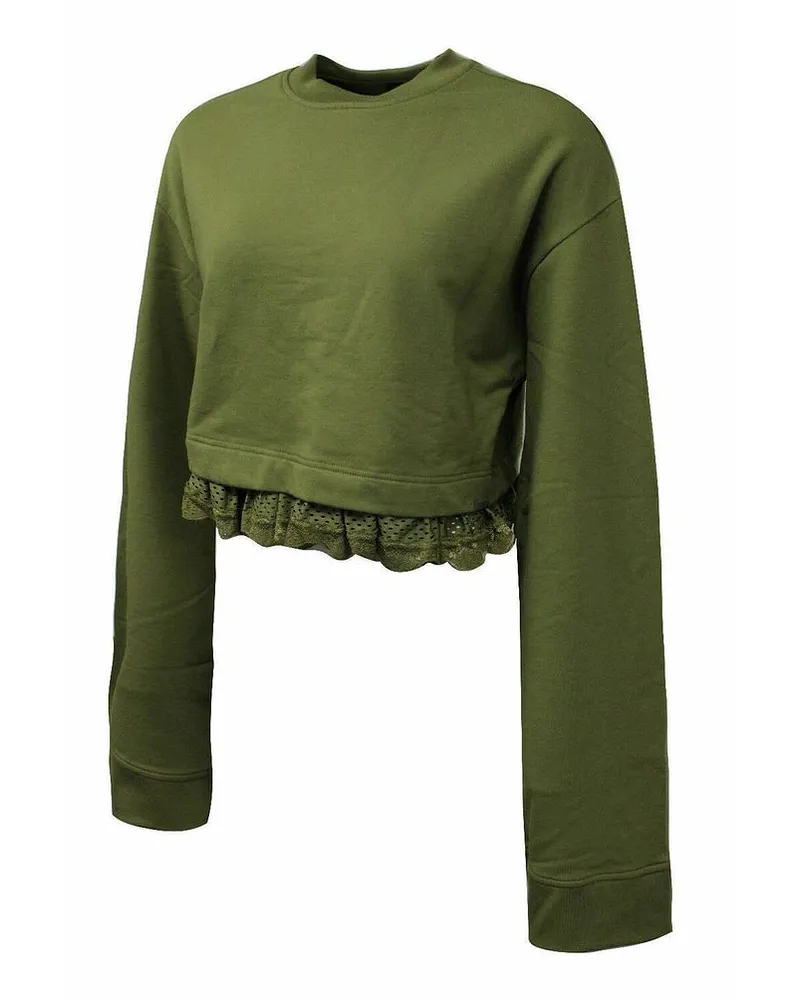 Puma x Rihanna Fenty Damen Dunkelolivgrüner Pullover Oliv