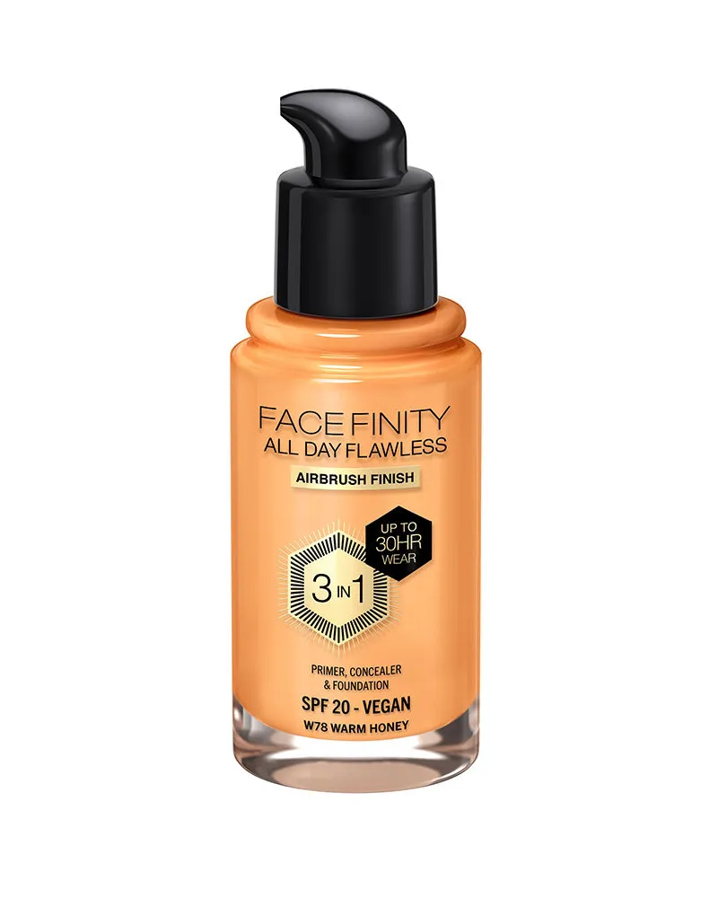 Max Factor Facefinity All Day Flawless 3 In 1 Foundation #w78-warmer Honig 30 ml 