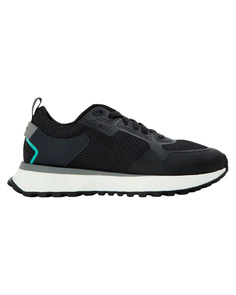 HUGO BOSS Jonah" Reflektierend Sneaker für Herren, Netzmaterial (Dunkelblau Blau