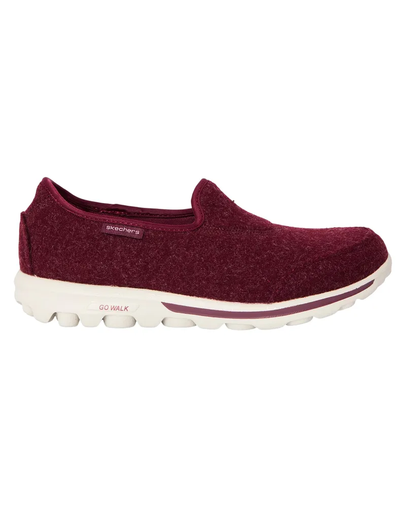 Skechers Go Walk" Sneaker für Damen, Wollmischung (Burgunderrot Bordeaux