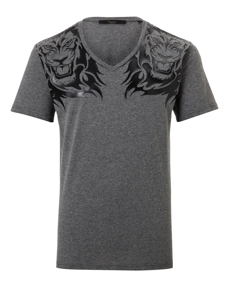 Billionaire V‑Neck T‑Shirt - Grau Grau