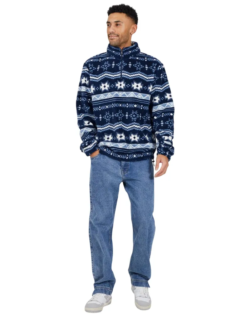 Brave Soul Sweatshirt für Herren, Regulär (Marine/Bunt Marineblau