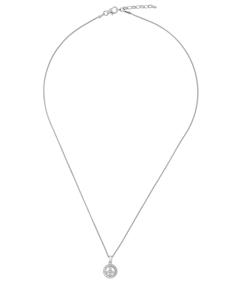 Orphelia Damen-Kette aus 925er Sterlingsilber mit Anhänger – Silber ZH-7336 Silber