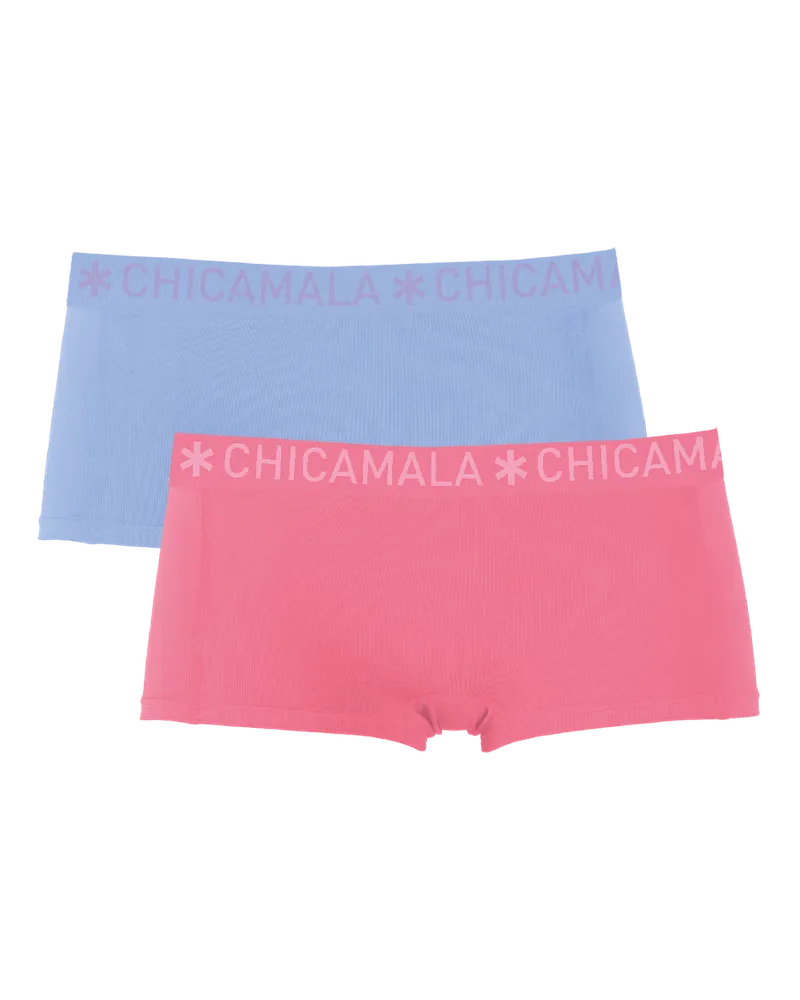 Muchachomalo Chicamala Boxershorts – 2er-Pack – Mädchenunterwäsche Mehrfarbig
