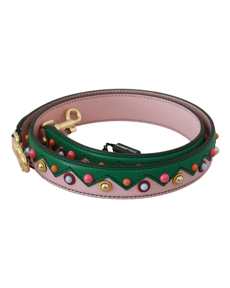 Dolce & Gabbana Schultergurt Leder Pink Handtaschenzubehör Rosa