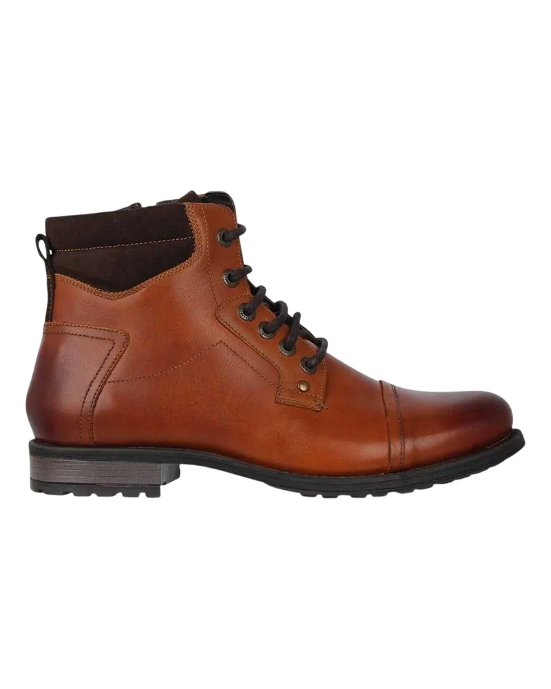 Firetrap Hays" Stiefel für Herren, Leder, Niedriger Absatz (Hellbraun Cognac