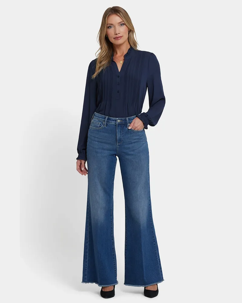 NYDJ not your daughter's Jeans  Mia Palazzo Jeans | Romantisches Indigo Dunkelblau