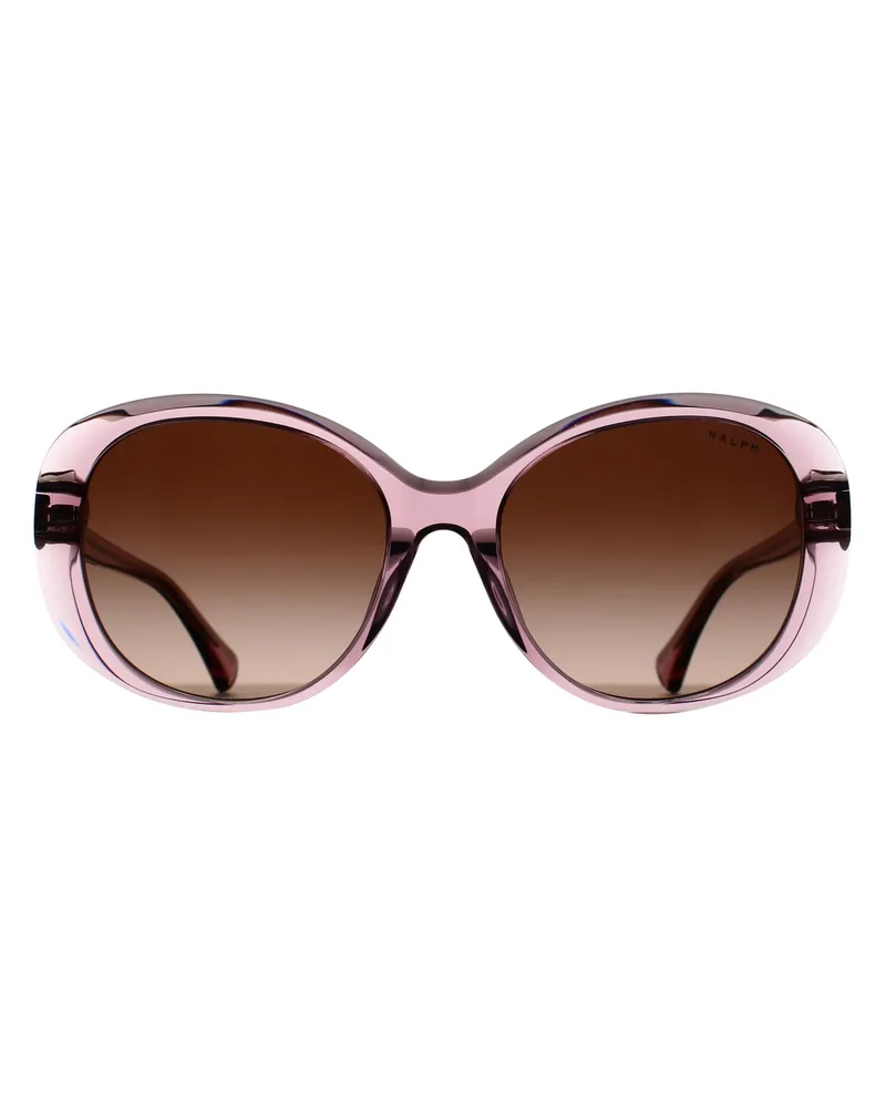 Ralph Lauren RA5335U 611813 glänzend transparent violett Verlauf braun Sonnenbrille Rosa