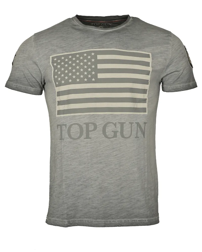 Top Gun T-Shirt Search TG20191024 Dunkelgrau