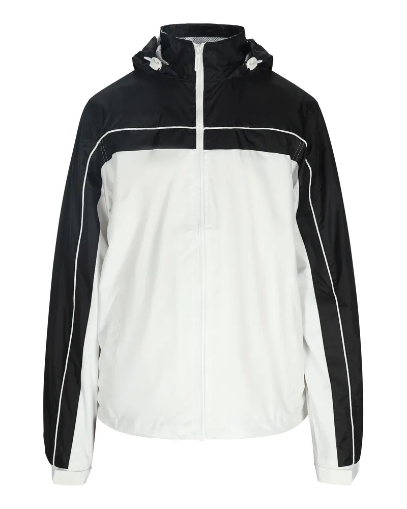 Schmuddelwedda Jacke Männer weiss schwarz Weiß