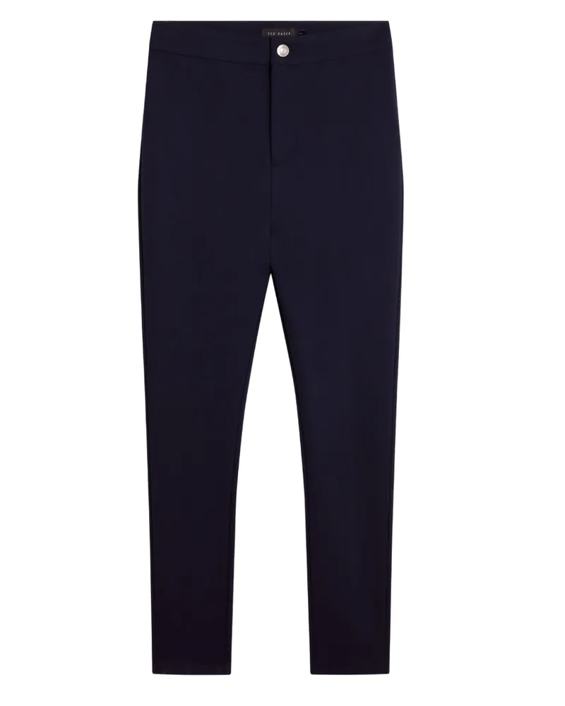Ted Baker Felinda Leggings Mit Reißverschluss Vorne, Stretch, Marineblau Marineblau