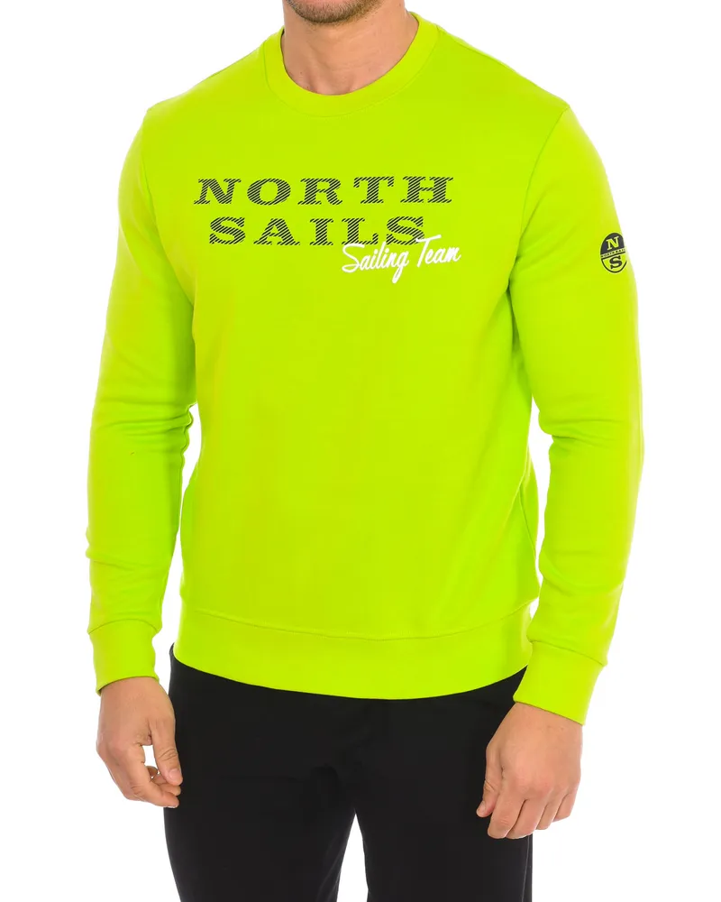 North Sails Langärmeliges Sweatshirt mit Rundhalsausschnitt 9022970 Herren Grün