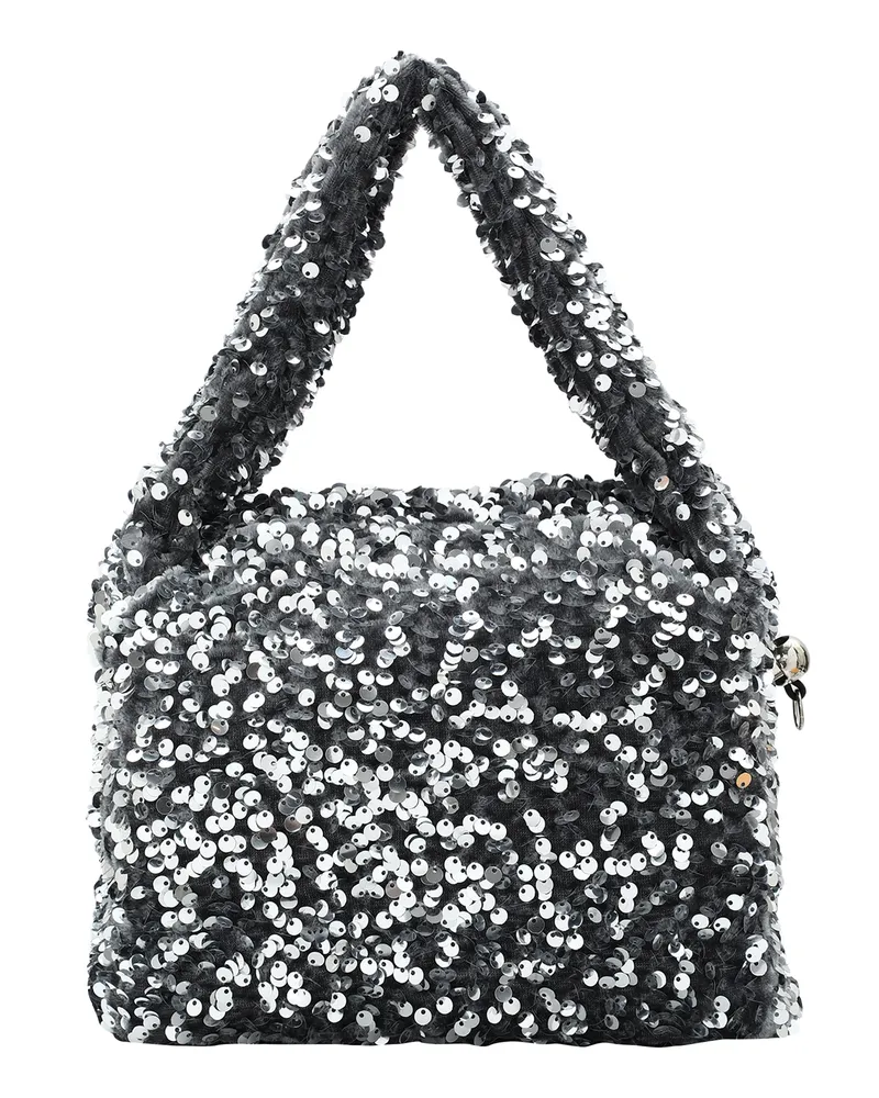 My Mo Handtasche Damen Silber Silber