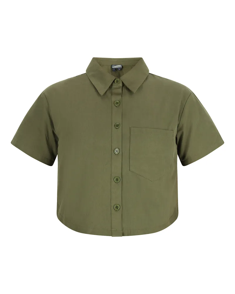 DreiMaster Bluse Damen Oliv Oliv
