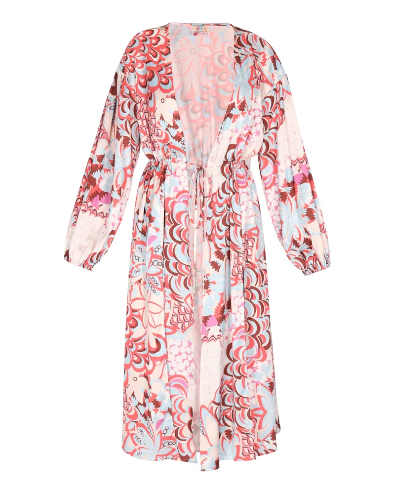 IZIA Kimono Damen Rot Mehrfarbig Rot