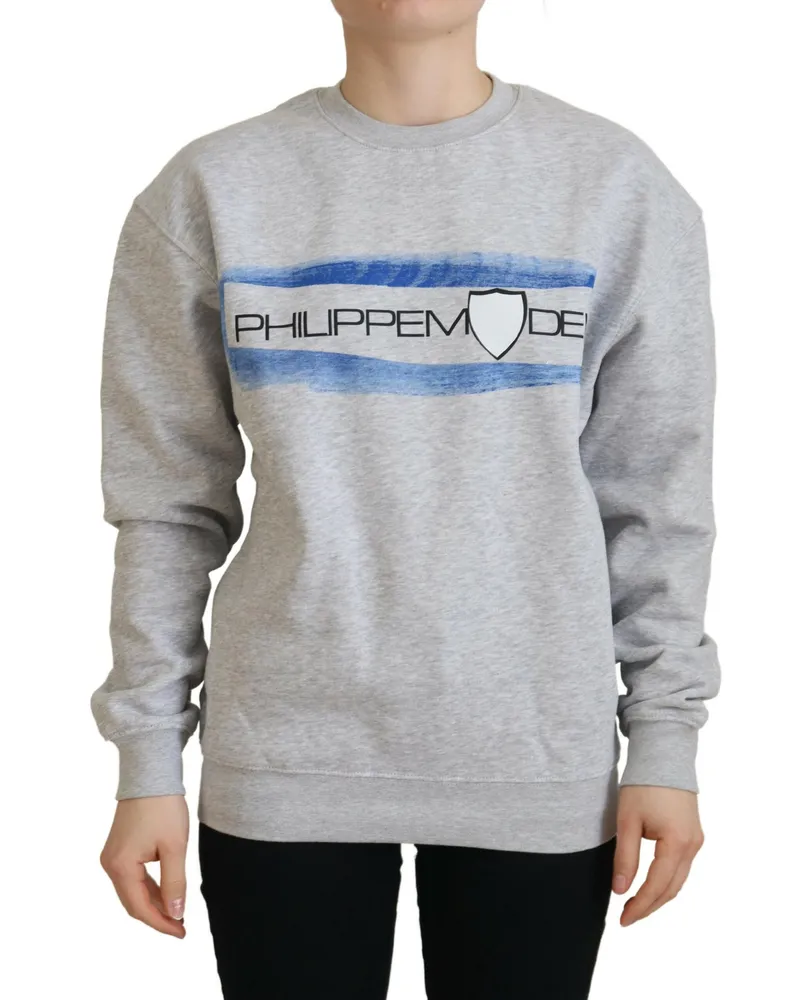 Philippe Model Rundhals Sweatshirt Hellgrau