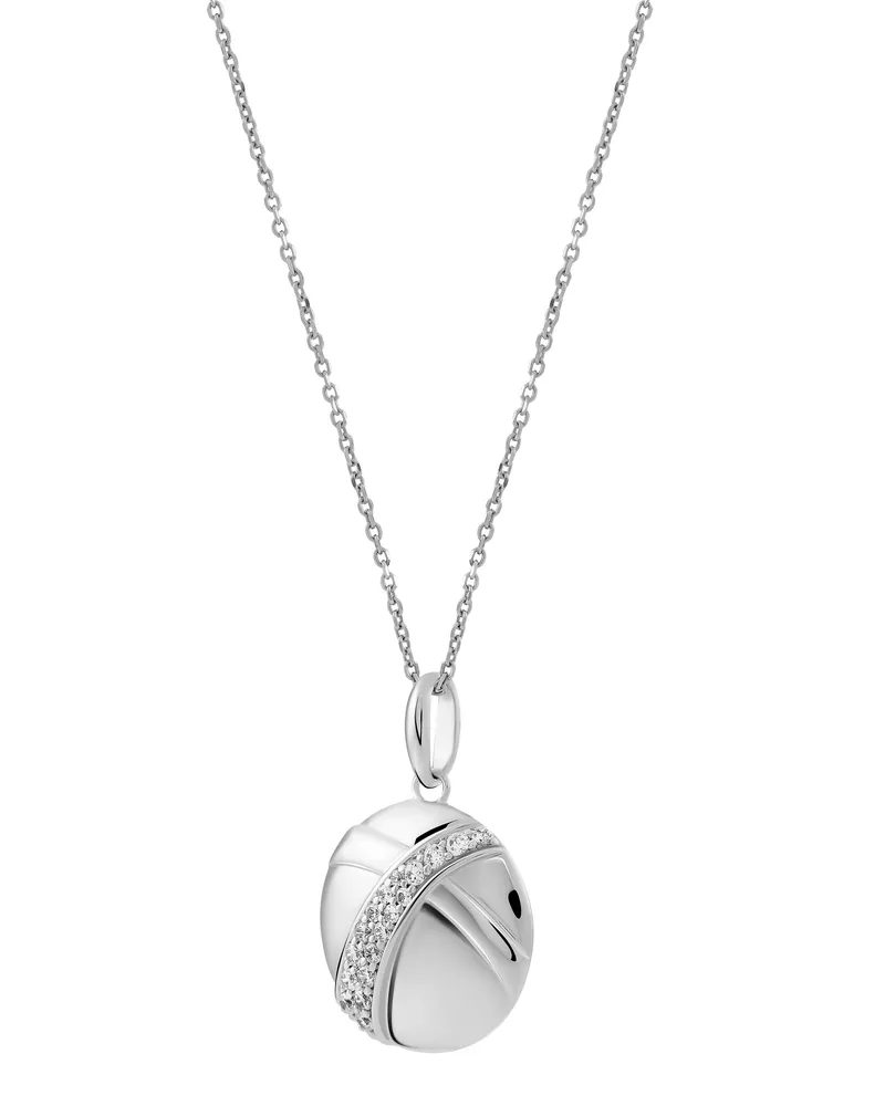 Orphelia Damen-Kette aus 925er Sterlingsilber mit Anhänger – Silber ZH-4490 Silber